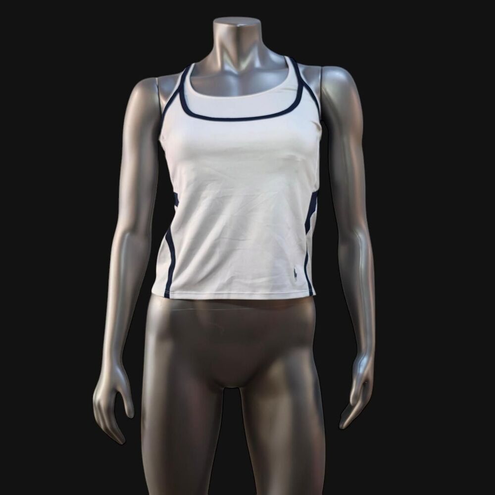 Ralph-lauren Women's White and Navy Vest